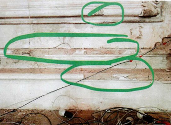 Sutri - La chiesa di San Francesco danneggiata