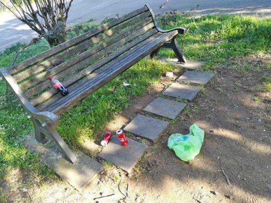 Il degrado segnalato da Talotta