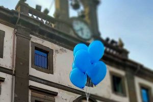 Vetralla si colora di blu