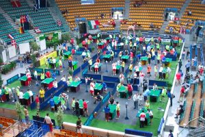 Un torneo di subbuteo