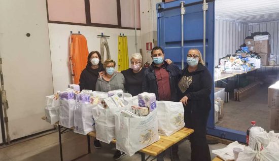 Montalto di Castro - L'assessore Valentini con i volontari