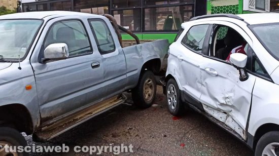 Viterbo - Incidente in via della Palazzina
