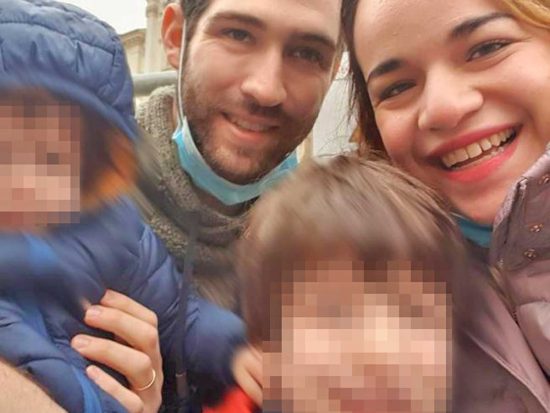 Amit Biran, Tal Peleg e i due figli Eitan e Tom