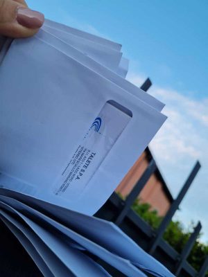 Talete - Le bollette trovate nella cassetta della posta