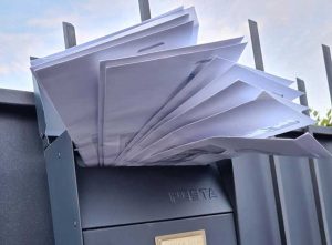 Talete - Le bollette trovate nella cassetta della posta