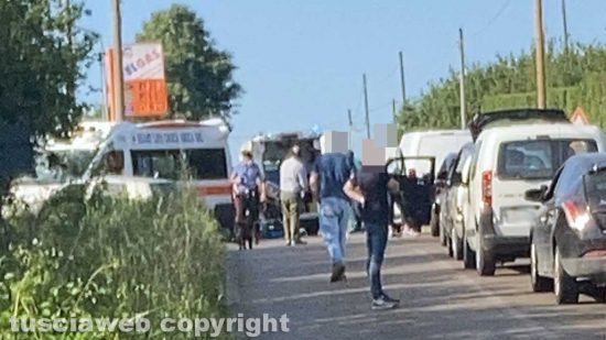 Carbognano - Scontro auto-trattore