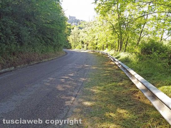 Montefiascone - I lavori di manutenzione in via del Lago