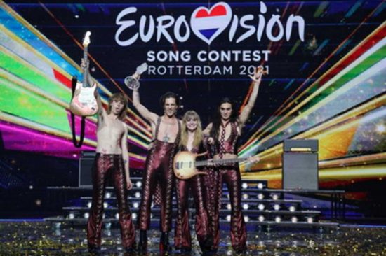 I Maneskin all'Eurovision song contest