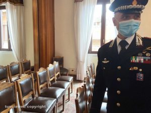 Viterbo - Il colonnello Andrea Antonazzo, comandante provinciale dei carabinieri di Viterbo