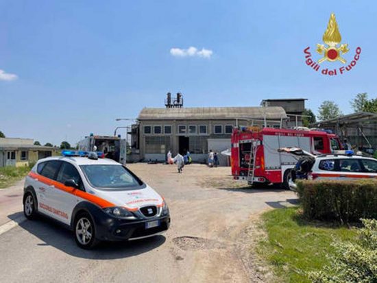 Pavia - Due operai morti in un’azienda investiti da vapore di ammoniaca