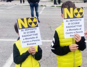 Montalto di Castro - Scorie radioattive, l'università agraria di Tarquinia in piazza per il "no"