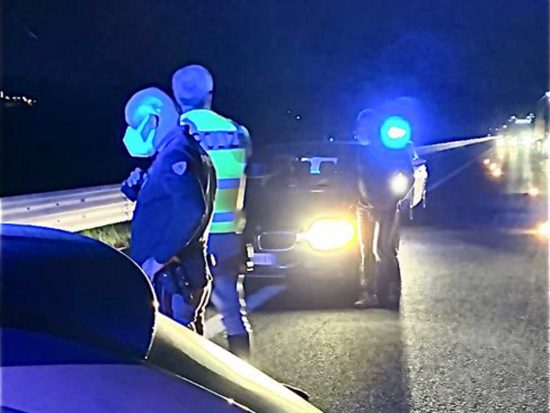 Orvieto - Il blitz della polizia stradale 