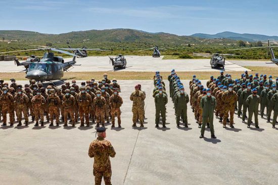 Esercito - Esercitazione "Caex 1 – 2021" - Il capo di Sme saluta il personale