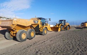 Montalto di Castro - Mezzi sulla spiaggia