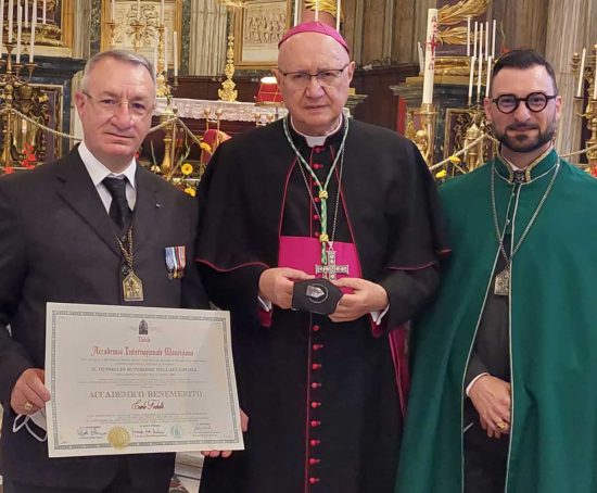 Carlo Fochetti, il cardinale Francesco Maria Cellie e Sebastian Serafini 