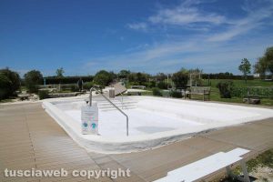 Viterbo - Il Bagnaccio chiuso