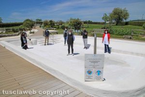 Viterbo - Il Bagnaccio chiuso - I dipendenti