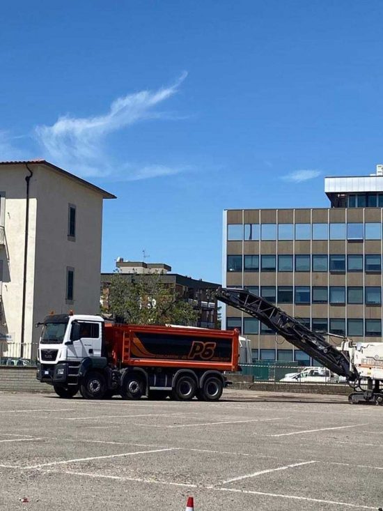 Pavimentazioni, lavori a viale Romiti