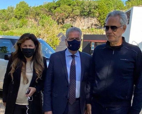 Mancini, Arena e Bocelli