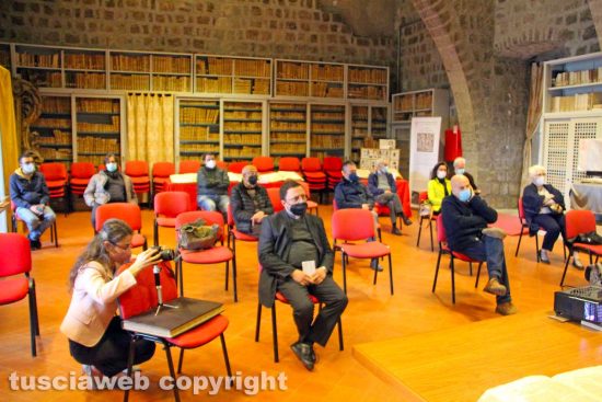 Viterbo - L'inaugurazione della mostra su Dante