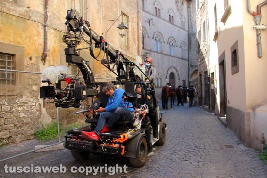 Viterbo - Le riprese del documentario The Journey di Andrea Bocelli