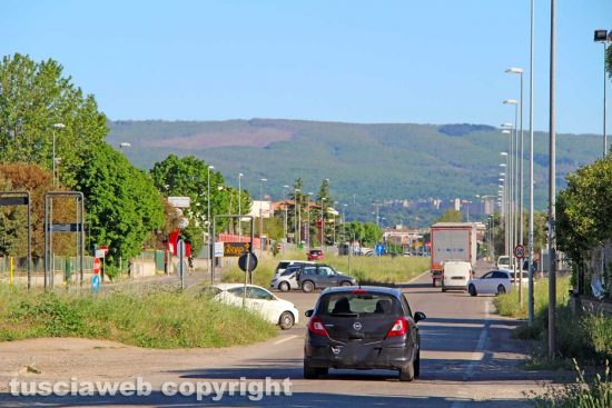 Viterbo - La zona industriale del Poggino