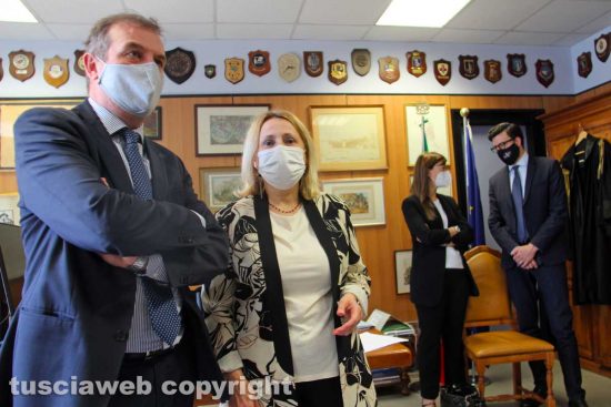 Viterbo - Il presidente del Tribunale Eugenio Turco e la pm Paola Conti