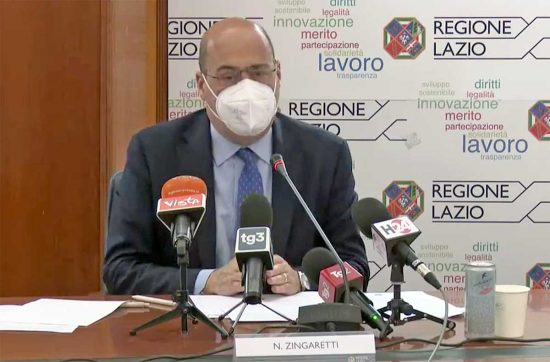Nicola Zingaretti, presidente della regione Lazio