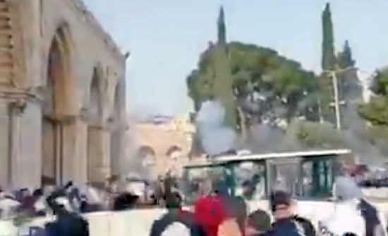 Gli scontri a Gerusalemme