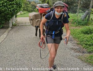 Montefiascone - Cindy con l'asino e il suo cane