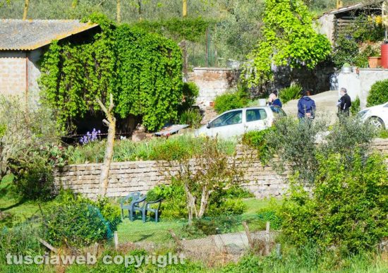 Viterbo - Incendio in un capannone a Fastello