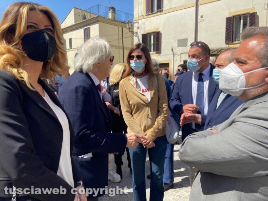 Sutri - Alessandra Troncarelli, Vittorio Sgarbi ed Enrico Panunzi