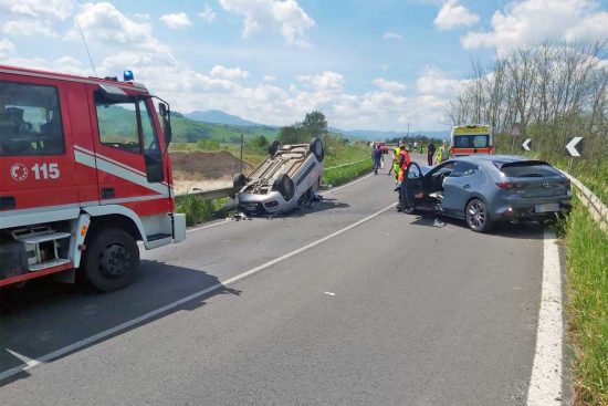 Acquapendente - Frontale sulla Cassia nord