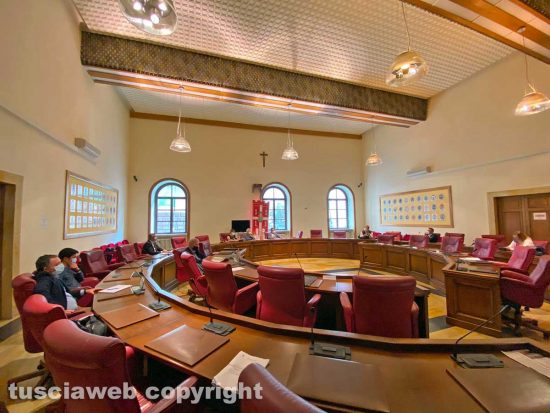 Viterbo - La sala del consiglio provinciale