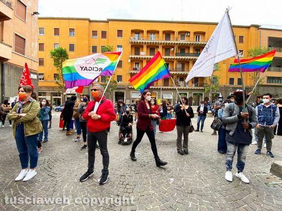 Viterbo - lgbtqia+ - Il sit in per l'approvazione della legge Zan