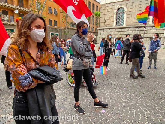Viterbo - lgbtqia+ - Il sit in per l'approvazione della legge Zan