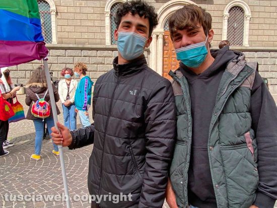 Viterbo - lgbtqia+ - Il sit in per l'approvazione della legge Zan
