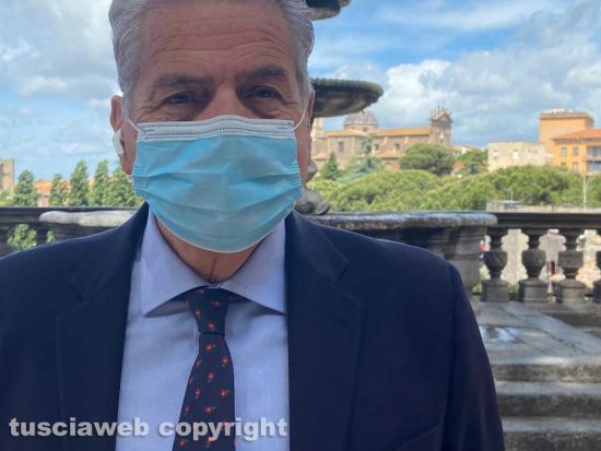 Il sindaco di Viterbo Giovanni Maria Arena