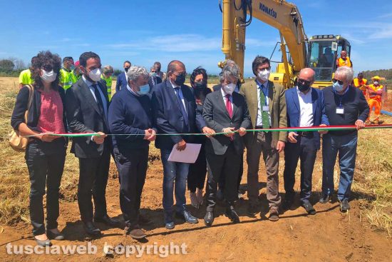 Tarquinia - L'inaugurazione dei lavori