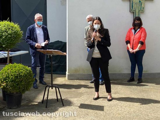 Viterbo - L'inaugurazione del nuovo “punto di comunità” a Santa Barbara