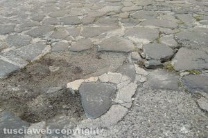 Viterbo - Incuria nella frazione di Roccalvecce