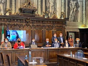 Viterbo - Giornata mondiale contro la fibromialgia - I fiocchi viola in consiglio comunale