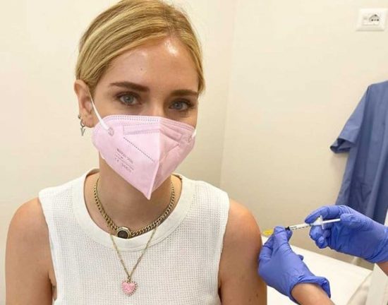 La vaccinazione di Chiara Ferragni