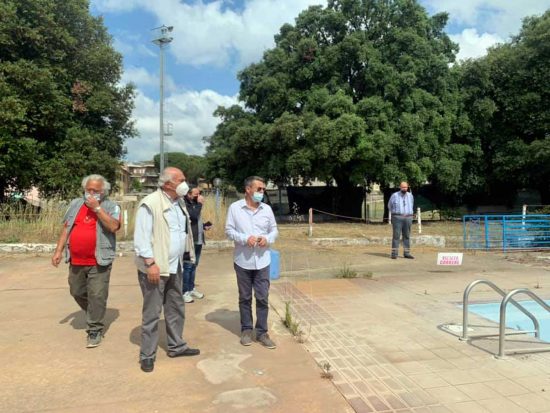 Tuscania - Avviati i lavori della piscina 