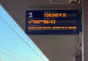 Il Frecciarossa arriva a Orte