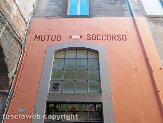 Montefiascone - La storica sede della Società di Mutuo Soccorso