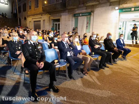 Montefiascone - La banda musicale dell'Arma dei carabinieri - Le autorità presenti