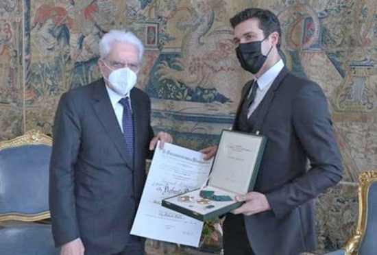 Sergio Mattarella e Roberto Bolle