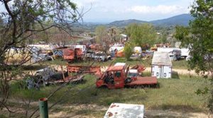 Rieti - Carabinieri Forestale - Il deposito sequestrato