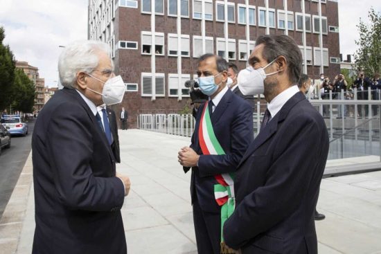 Sergio Mattarella e Attilio Fontana